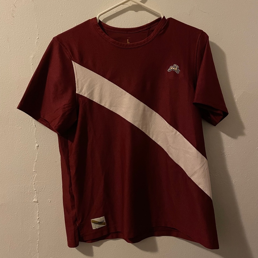 Tracksmith Van Cortlandt Short-Sleeve Running Top, Womens L